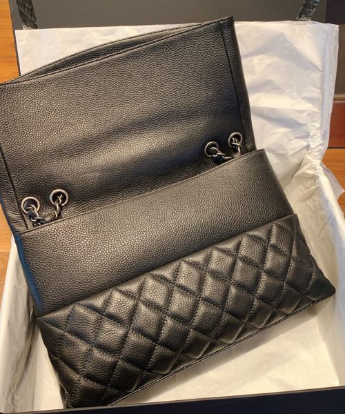 [REP 1:1] Chanel Flap Bag With Top Handle Black Bag For Women 32cm/12.5in
