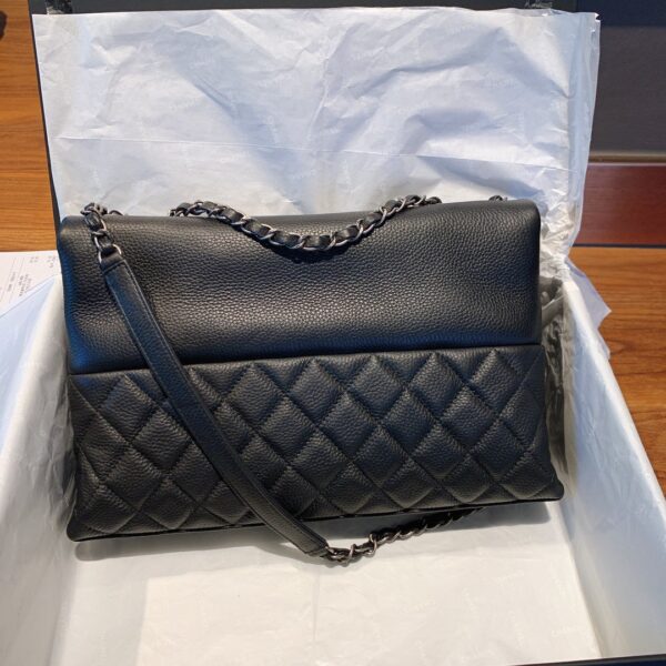[REP 1:1] Chanel Flap Bag With Top Handle Black Bag For Women 32cm/12.5in