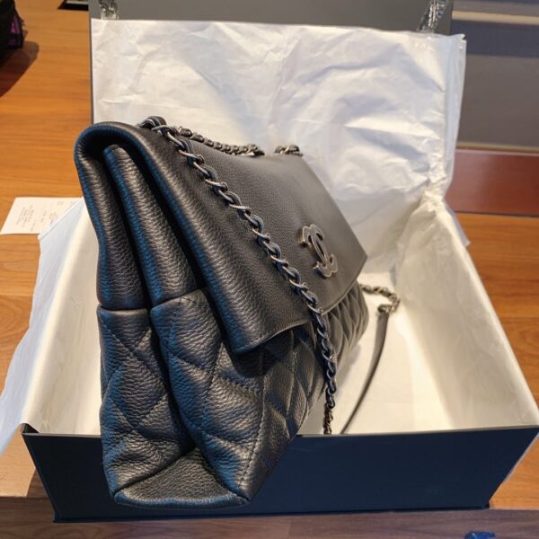 [REP 1:1] Chanel Flap Bag With Top Handle Black Bag For Women 32cm/12.5in