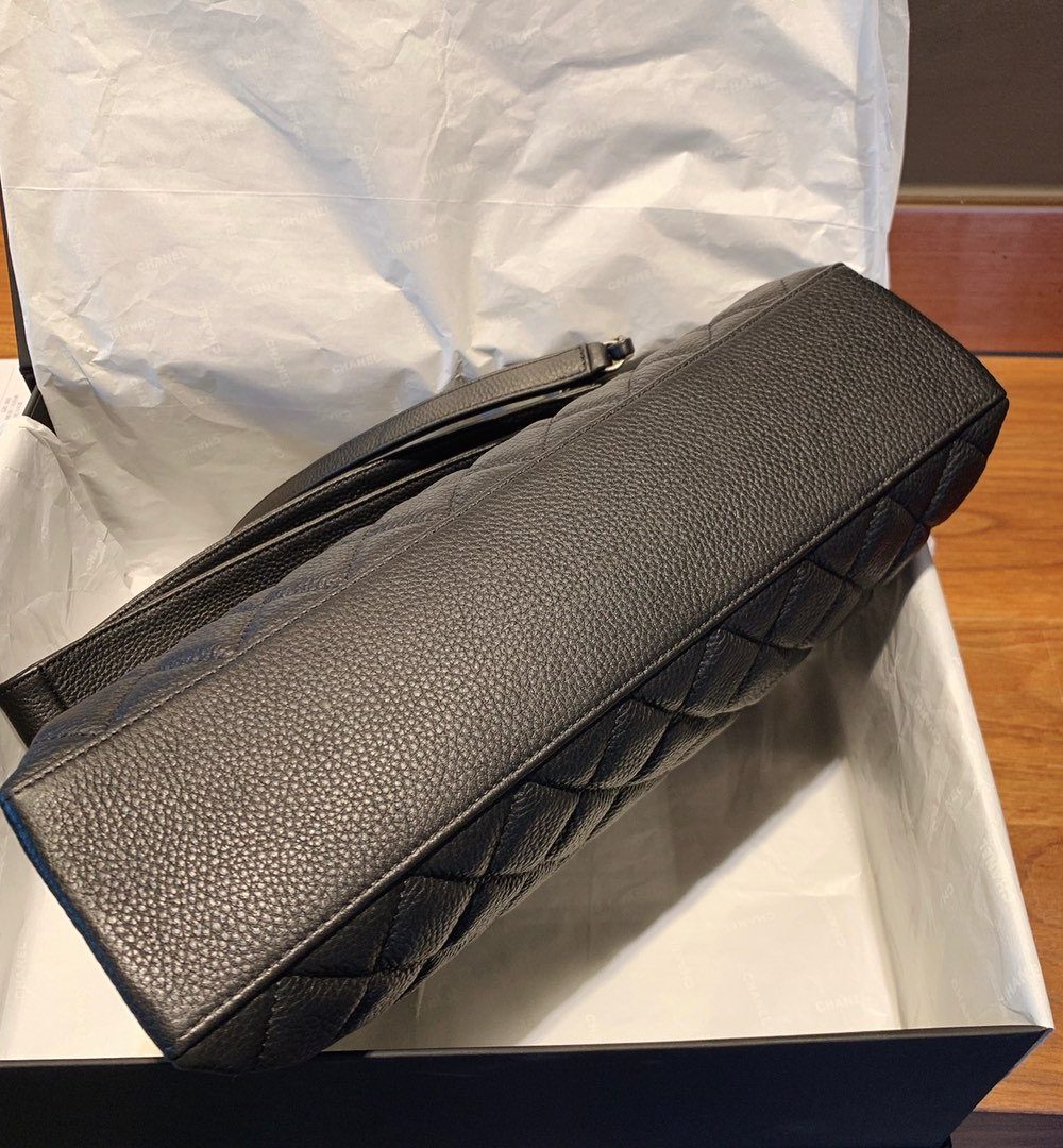 [REP 1:1] Chanel Flap Bag With Top Handle Black Bag For Women 32cm/12.5in