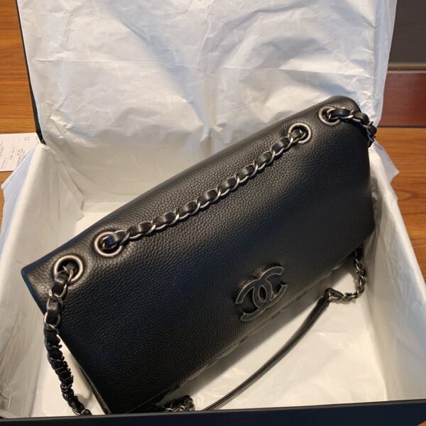 [REP 1:1] Chanel Flap Bag With Top Handle Black Bag For Women 32cm/12.5in