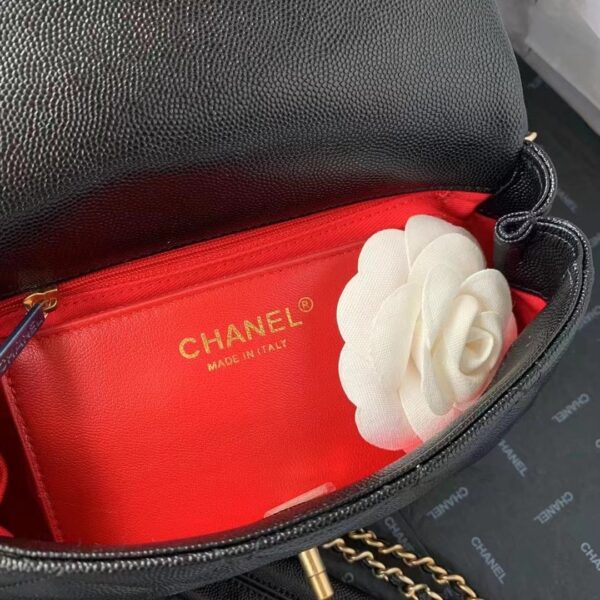 [REP 1:1] Chanel Flapbag With Chain Black For Women, Women's Bags 8.3in/21cm