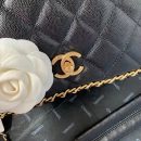 [REP 1:1] Chanel Flapbag With Chain Black For Women, Women's Bags 8.3in/21cm