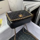 [REP 1:1] Chanel Flapbag With Chain Black For Women, Women's Bags 8.3in/21cm