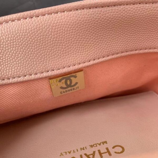 [REP 1:1] Chanel Flapbag With Chain Light Pink For Women, Women's Bags 8.3in/21cm