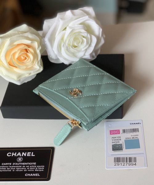 1:1 Replica Chanel Flat Card Holder Mint Bag For Women 11.5cm/4.5in
