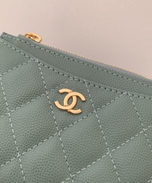 1:1 Replica Chanel Flat Card Holder Mint Bag For Women 11.5cm/4.5in