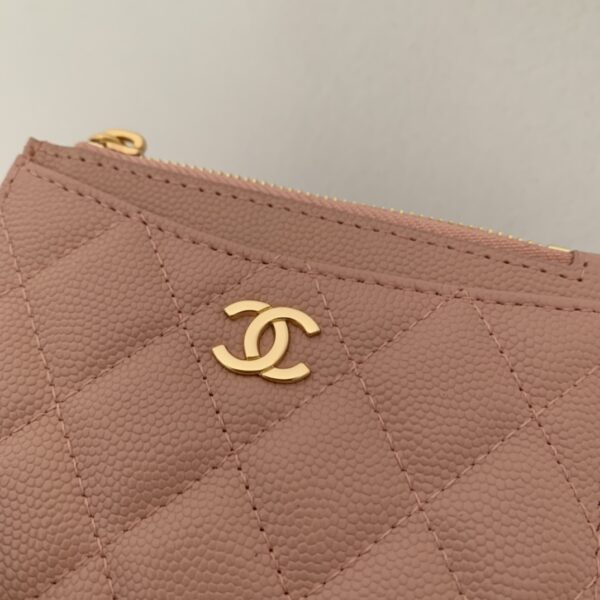 Chanel Flat Card Holder Pink Bag For Women 11.5cm/4.5in