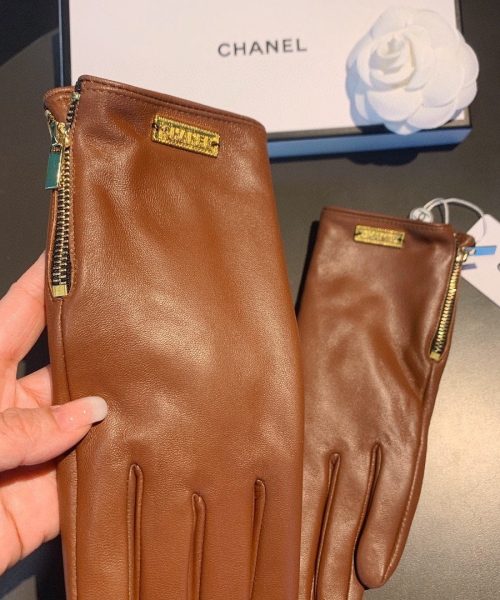 Chanel Gloves In Brown