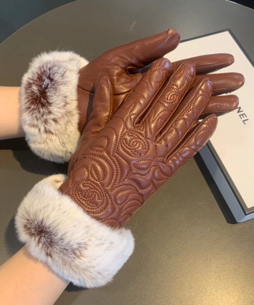 Chanel Gloves In Brown