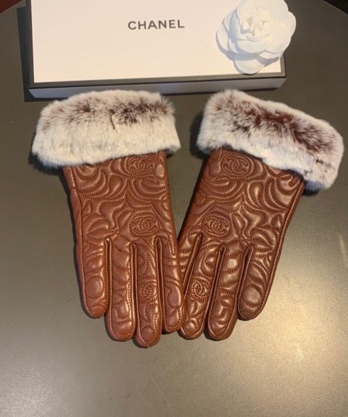Chanel Gloves In Brown