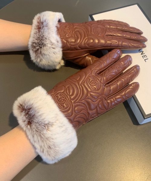 Chanel Gloves In Brown