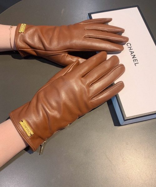 Chanel Gloves In Brown