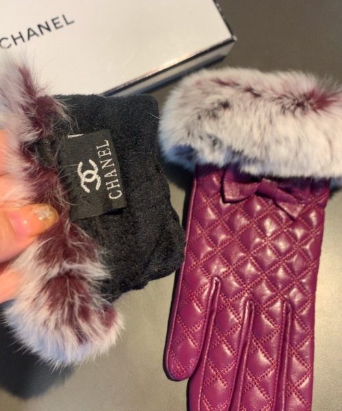 Chanel Gloves In Pink