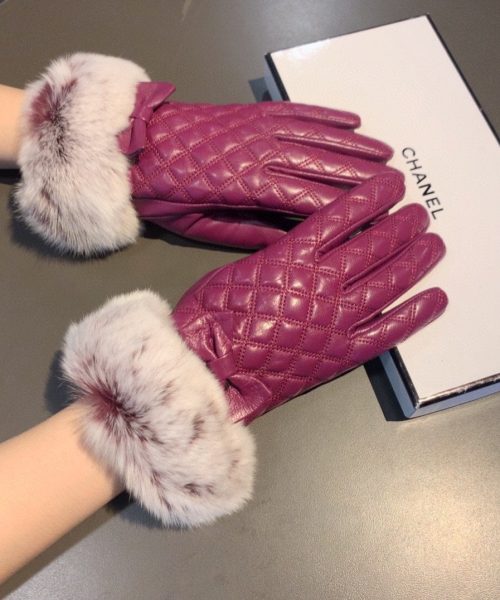 Chanel Gloves In Pink