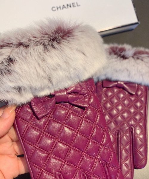 Chanel Gloves In Pink