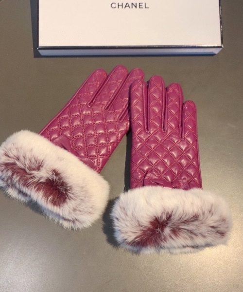 Chanel Gloves In Pink