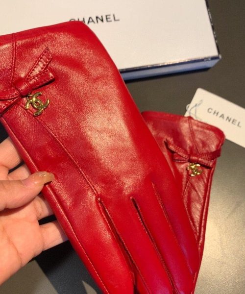 Chanel Gloves In Red