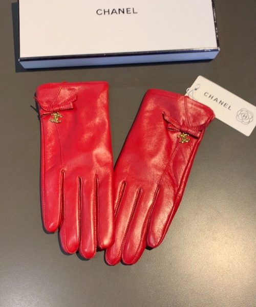 Chanel Gloves In Red