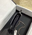 [REP 1:1] Chanel Hand-Held Oblique Cross Bag Black For Women, Women's Bags 6.7in/19cm