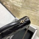 [REP 1:1] Chanel Hand-Held Oblique Cross Bag Black For Women, Women's Bags 6.7in/19cm