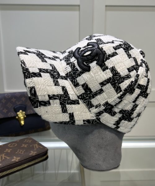 Chanel Hat Black/White