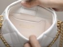 [REP 1:1] Chanel HoBo Heart Adjustment Buckle White For Women 18cm / 7.1in