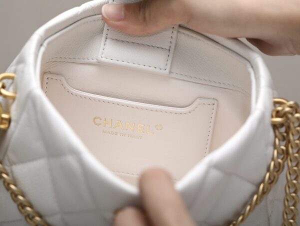 [REP 1:1] Chanel HoBo Heart Adjustment Buckle White For Women 18cm / 7.1in