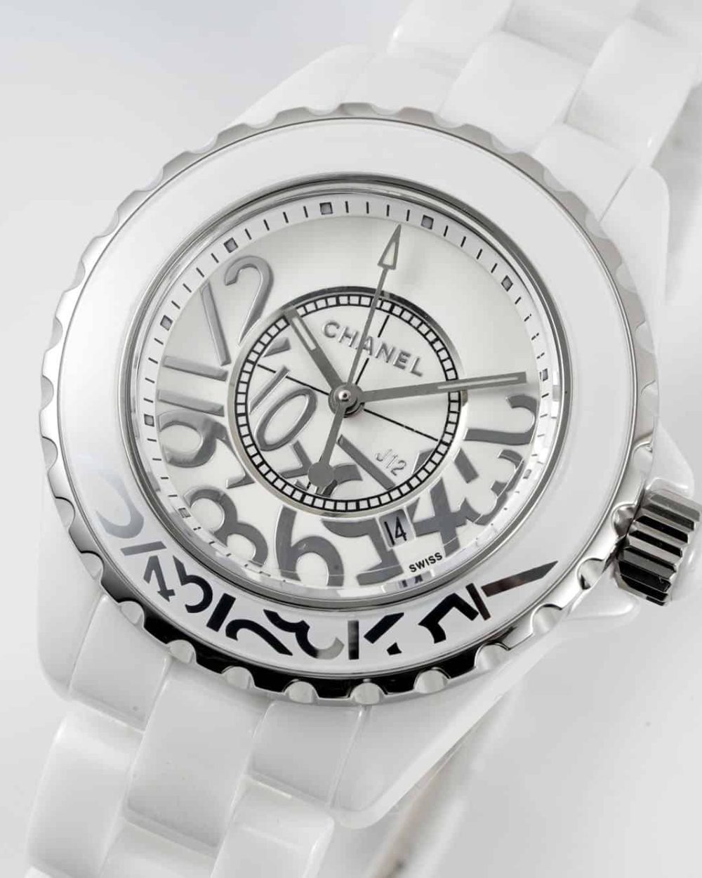 Chanel J12 Wanted De Chanel Watch, 33mm Silver Toned H5703