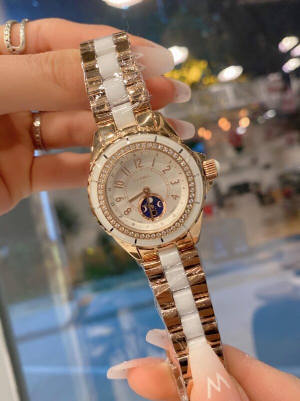 Chanel J12 Watch, 33mm Gold Toned For Women