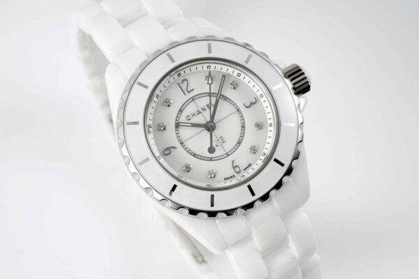 Chanel J12 Watch, 33mm Silver Toned H5703