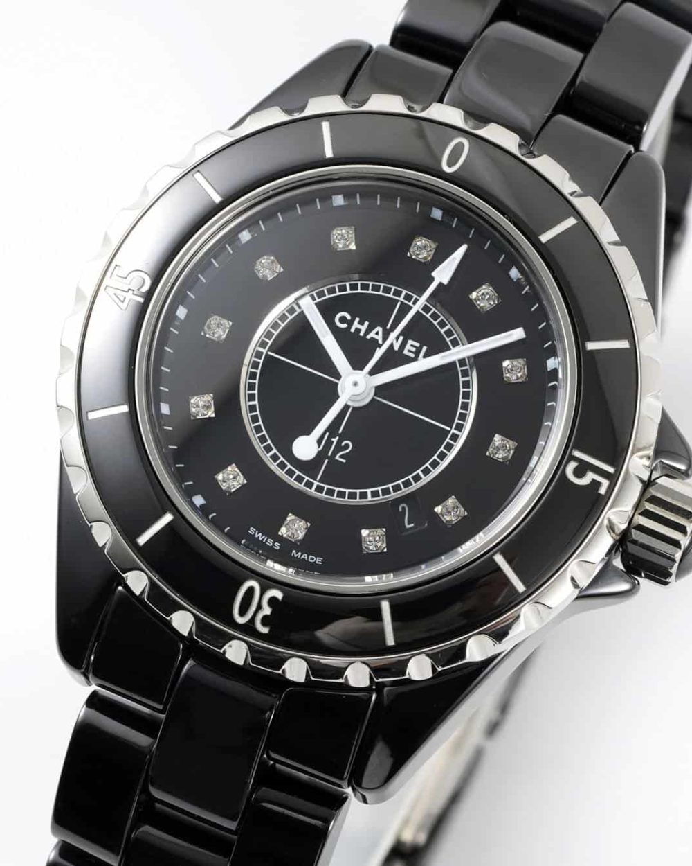 Chanel J12 Watch, 33mm Silver Toned H5703