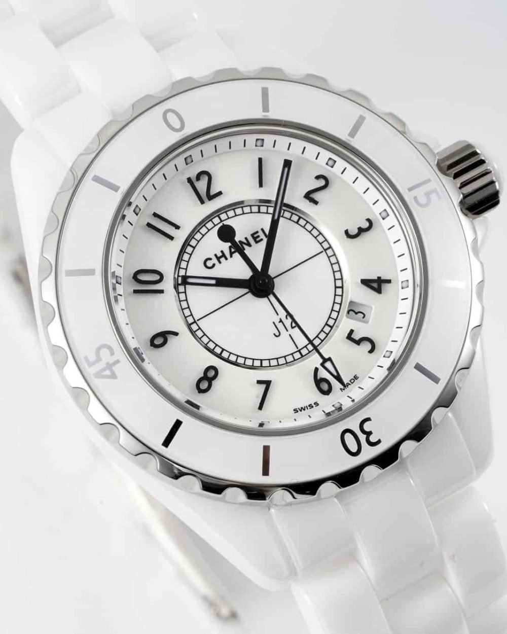 Chanel J12 Watch Caliber, 33mm Silver Toned H5703