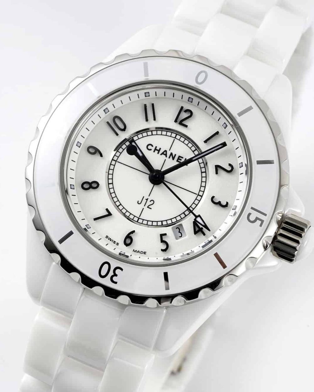 Chanel J12 Watch Caliber, 33mm Silver Toned H5703