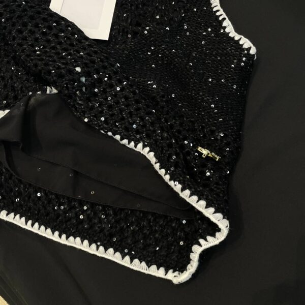 Chanel Knitted Tops and Shorts Black For Women