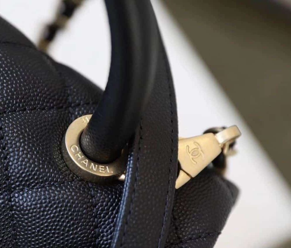 [REP 1:1] Chanel Large Flap Bag With Top Handle Black For Women, Women’s Handbags, Shoulder And Crossbody Bags 11in/28cm A92991