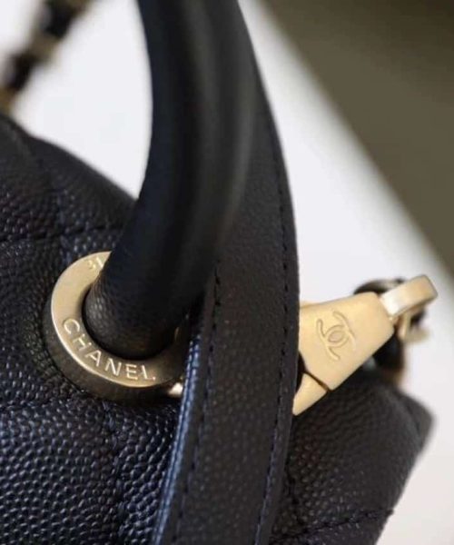 [REP 1:1] Chanel Large Flap Bag With Top Handle Black For Women, Women’s Handbags, Shoulder And Crossbody Bags 11in/28cm A92991