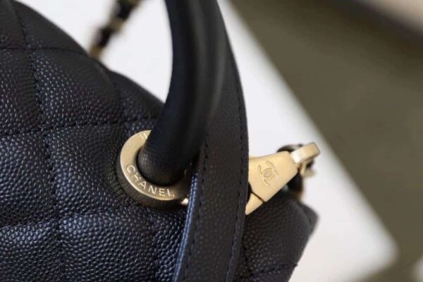 [REP 1:1] Chanel Large Flap Bag With Top Handle Black For Women, Women’s Handbags, Shoulder And Crossbody Bags 11in/28cm A92991