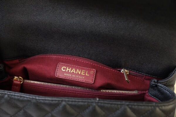 [REP 1:1] Chanel Large Flap Bag With Top Handle Black For Women, Women’s Handbags, Shoulder And Crossbody Bags 11in/28cm A92991