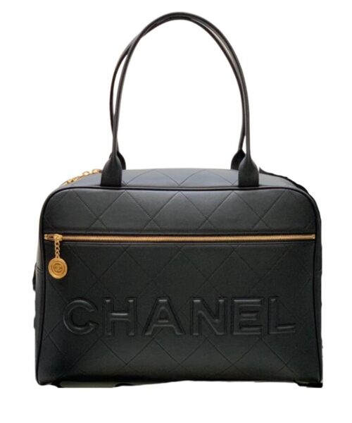 [REP 1:1] Chanel Maxi Bowling Bag Black For Women 45cm / 17.7in