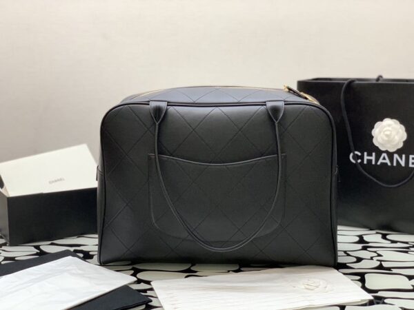 [REP 1:1] Chanel Maxi Bowling Bag Black For Women 45cm / 17.7in
