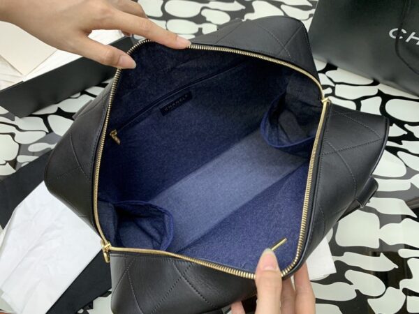 [REP 1:1] Chanel Maxi Bowling Bag Black For Women 45cm / 17.7in