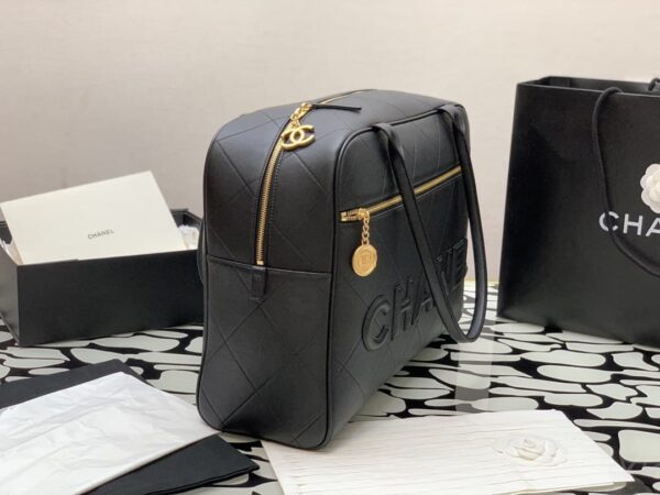 [REP 1:1] Chanel Maxi Bowling Bag Black For Women 45cm / 17.7in