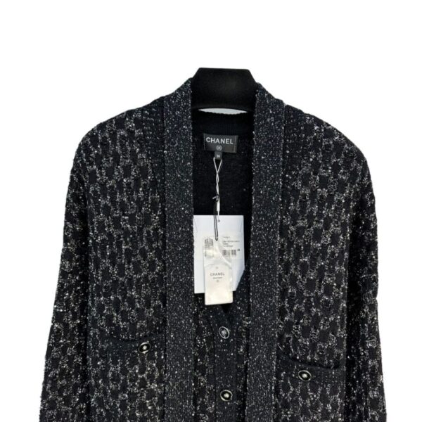 Chanel Mesh Cardigan Black For Men