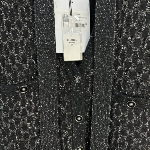 Chanel Mesh Cardigan Black For Men