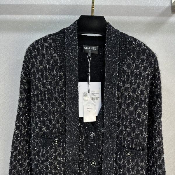 Chanel Mesh Cardigan Black For Men