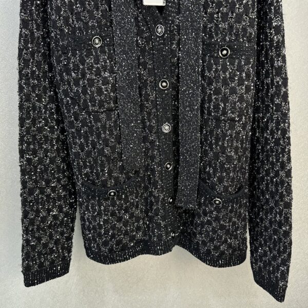 Chanel Mesh Cardigan Black For Men