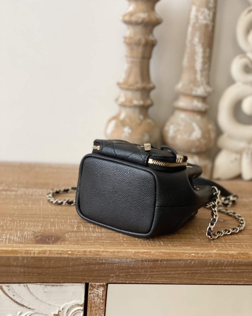 [REP 1:1] Chanel Mini Bucket Bag With Strap Black For Women, Women's Bags 4.9in/12.5cm