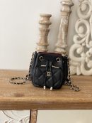 [REP 1:1] Chanel Mini Bucket Bag With Strap Black For Women, Women's Bags 4.9in/12.5cm