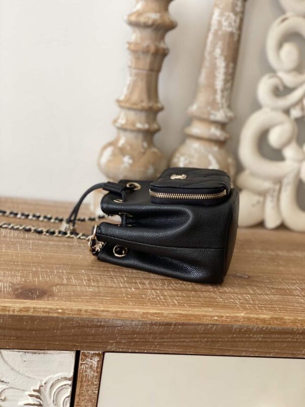 [REP 1:1] Chanel Mini Bucket Bag With Strap Black For Women, Women's Bags 4.9in/12.5cm